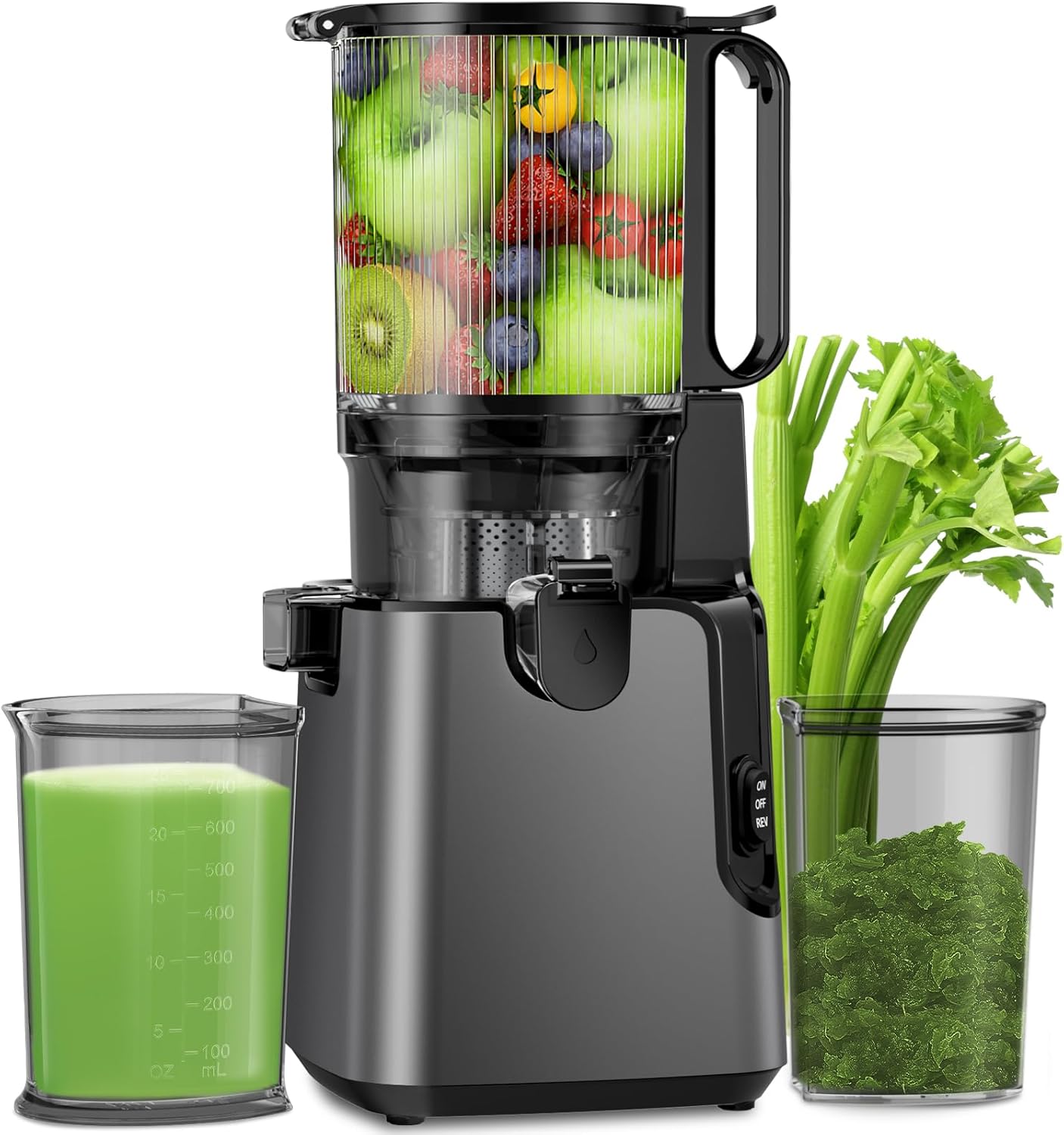 YPONE Juicer Machines with 5.8" Large Feed Chute